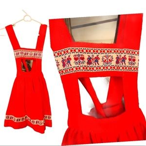 vintage traditional overall dress danmark danish